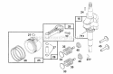 Crankshaft Piston Group Diagram and Parts List for 122802-3413-01  Briggs and Stratton Engine